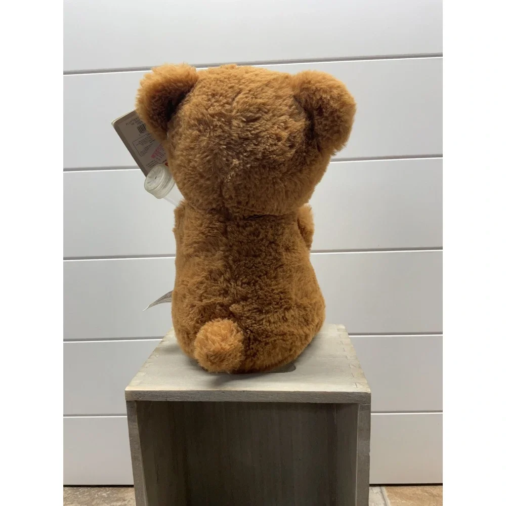 Asher the Bear Brown Teddy Bear Plush with Bumblebee Friend NWT 10 inch